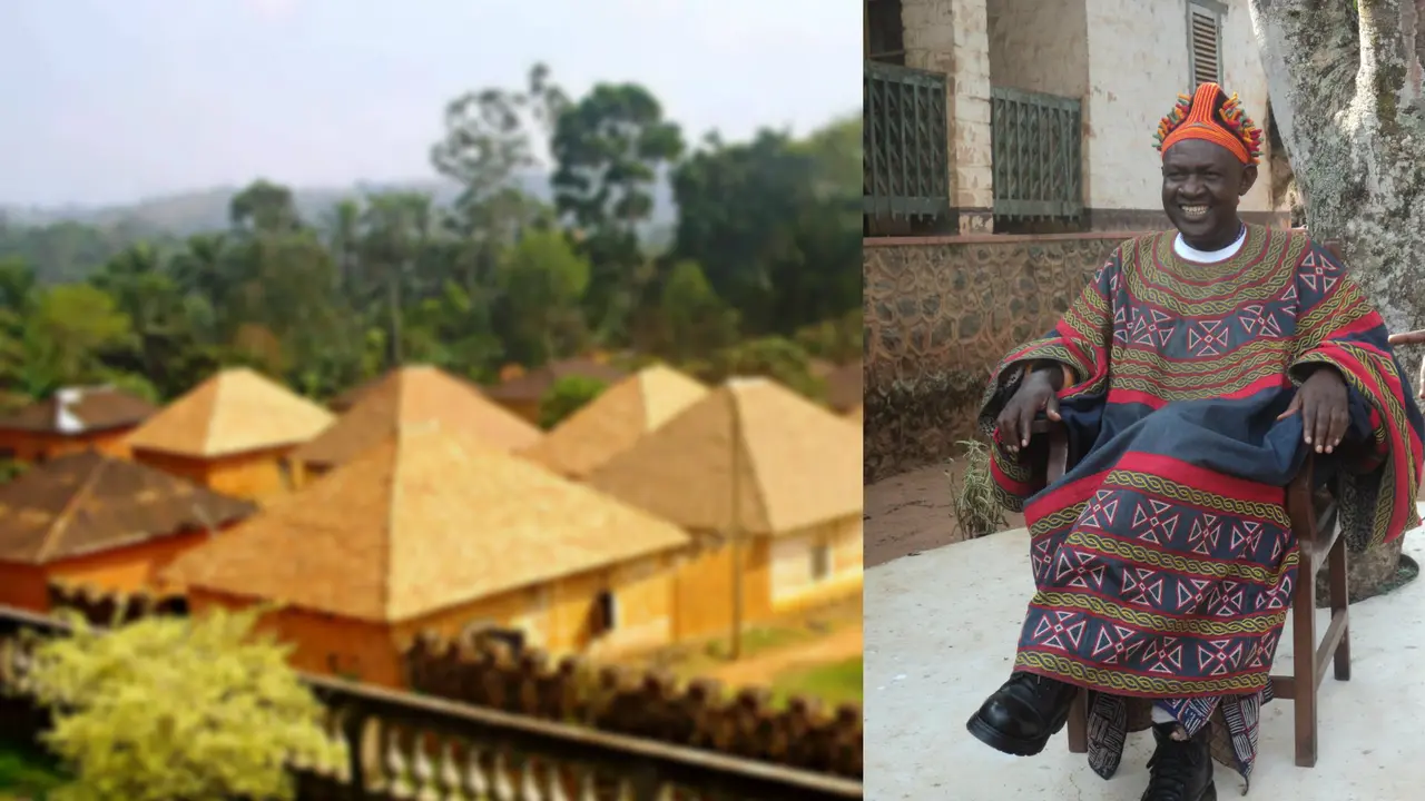 Abumbi II, fon atau Raja ke-11 Bafut, Kamerun.