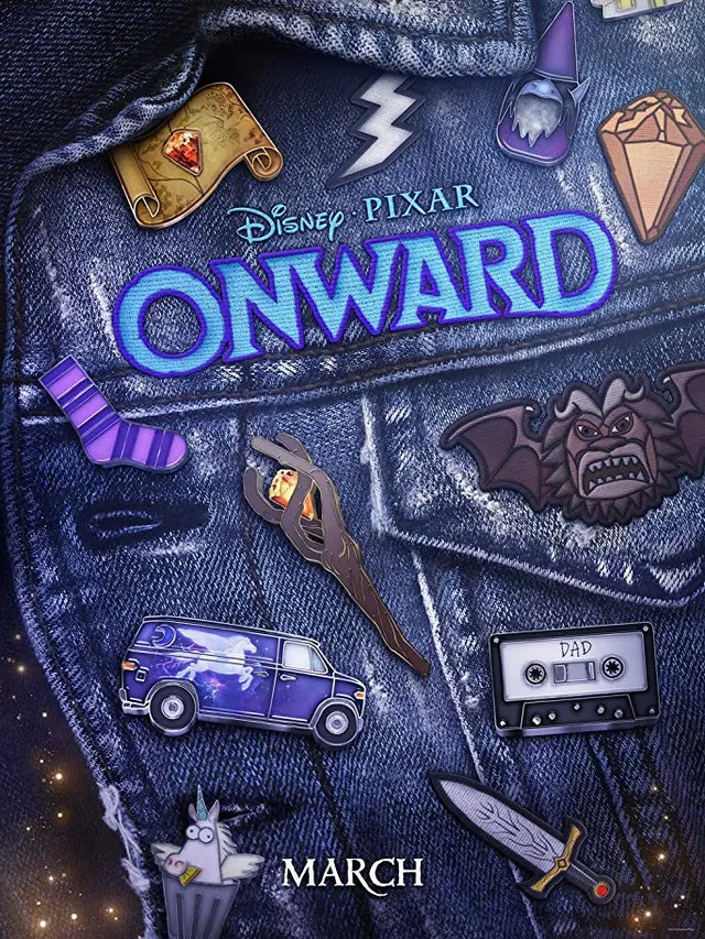 Poster film Onward. (Foto: IMDb/ Disney, Pixar)