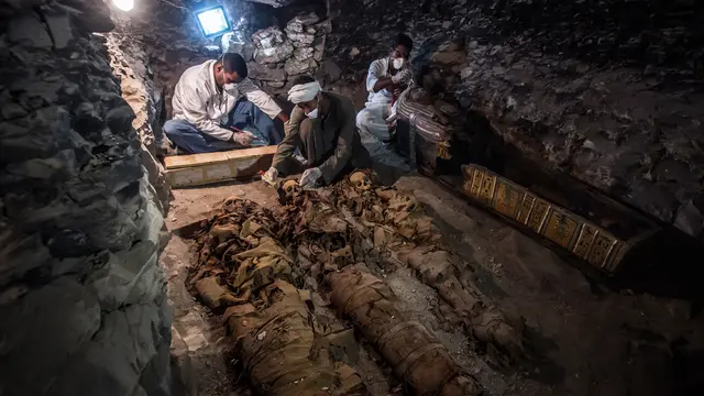 Arkeolog Mesir Temukan Mumi Ahli Perhiasan Emas di Makam Luxor