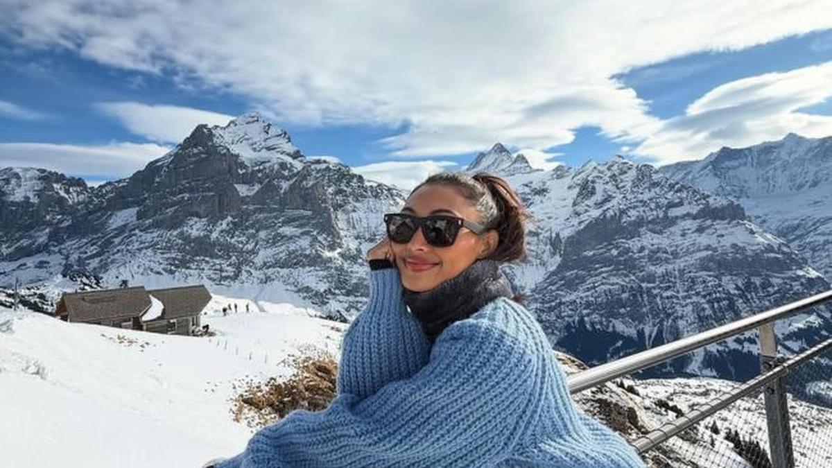 Nikmati Dinginnya Salju, 5 Potret Memesona Novia Bachmid Nikmati Keseruan Liburan di Swiss
