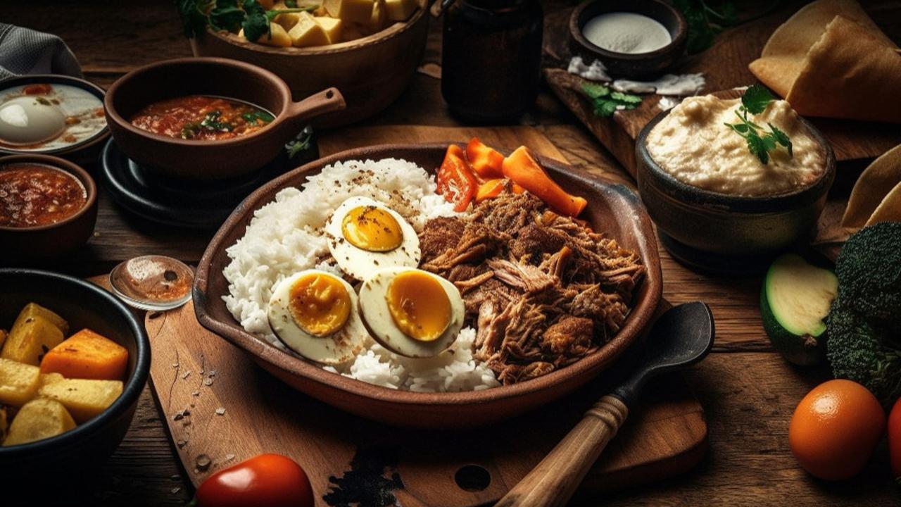 Ilustrasi gudeg, makanan khas jogja