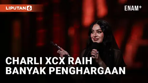VIDEO: Charli XCX Sapu 5 Penghargaan di BRIT Awards 2025