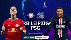 Berita Video jangan lupa saksikan partai Semifinal Liga Champion, RB Leipzig Vs PSG dini hari nanti di SCTV dan Vidio