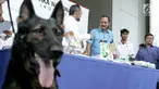 Para tersangka dihadirkan saat rilis penyelundupan narkoba jaringan Malaysia di Gedung BNN, Jakarta, Selasa (16/10). BNN berhasil menggagalkan penyelundupan 14,6 kg sabu dan 63.573 ekstasi dari 4 kasus berbeda. (Liputan6.com/Immanuel Antonius)