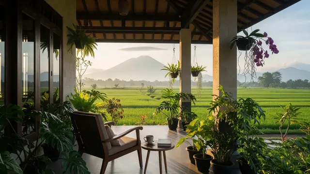 10 Inspirasi Rumah Minimalis di Kampung dengan Teras Luas buat Santai Sore