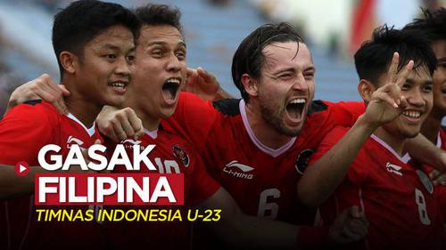 VIDEO: Highlights Timnas Indonesia U-23 Gasak Filipina 4-0 di SEA Games 2021