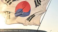 Bendera Korea Selatan. (JUNG Yeon-je / AFP)
