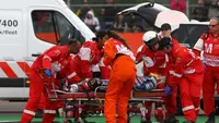 Pebalap Avintia Ducati, Loris Baz, harus absen pada MotoGP San Marino di Misano, akhir pekan ini, karena cedera setelah mengalami kecelakaan hebat pada MotoGP Inggris di Silverstone, (4/9/2016). (Crash)