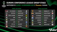 Link Live Streaming UEFA Conference League 2021/2022 Matchday 6 di Vidio. (Sumber : dok. vidio.com)