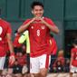 Gelandang Timnas Indonesia Witan Sulaeman merayakan gol ke gawang Antalyaspor. (Instagram PSSI)