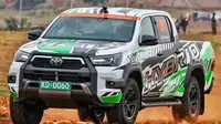 Sebelum meluncur, Toyota Hilux MHEV dites di WRC Kenya 2023 (Autocar India)