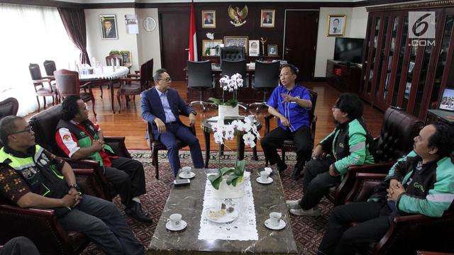 Keluh Kesah Pengemudi Ojek Online Saat Bertemu Ketua MPR