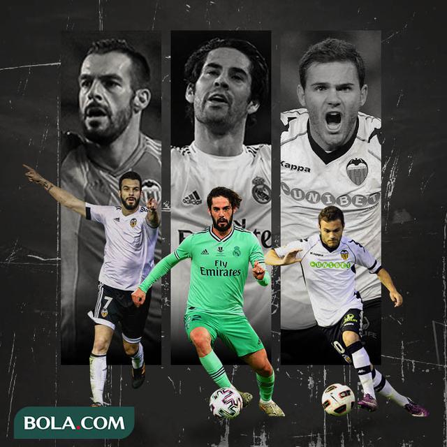 Ilustrasi - Alvaro Negredo, Isco, Juan Mata