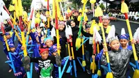 Banyuwangi Festival 2017 menghadirkan banyak keceriaan lewat ragam festival anak. (Liputan6.com/Dian Kurniawan)