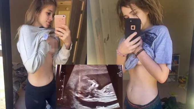 [Bintang] Ngaku Lagi Hamil 7 Bulan, Coba Lihat Perut Wanita Ini