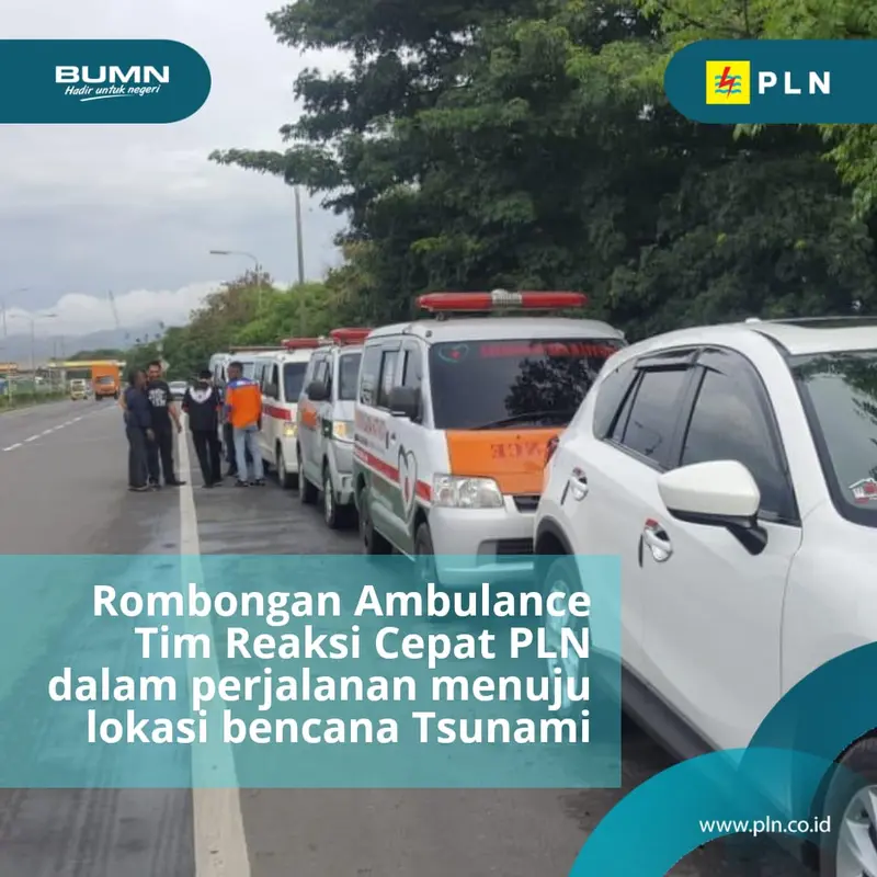 Bantuan PLN untuk korban tsunami Anyer di Pandeglang, Banten. Instagram PLN