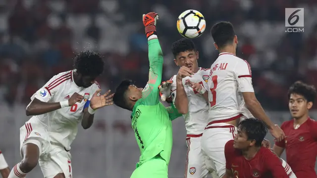 Lawan UEA U-19, Indonesia Unggul 1-0 di Babak Pertama
