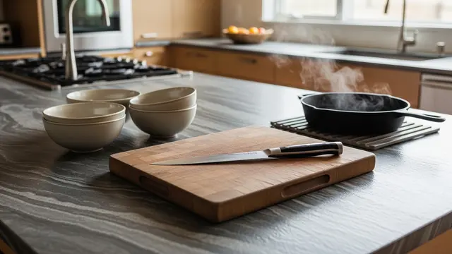 Ilustrasi Meja Dapur Granit