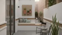 7 Inspirasi Desain Teras Menyatu Ruang Tamu Semi Outdoor, Estetik, Cozy, dan Fungsional untuk Rumah Minimalis