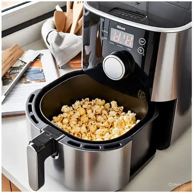 Penggunaan Air Fryer/Ilustrasi Meta AI