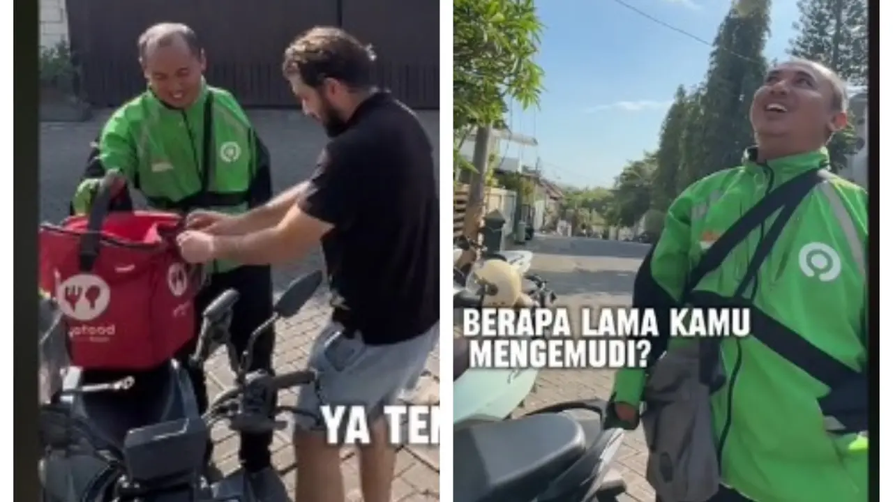 Mahir Berbahasa Inggris, Kisah Driver Ojol dengan Keterbatasan Fisik Ini Viral
