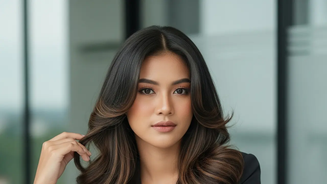 8 Inspirasi Model Rambut Layer Panjang untuk Wanita Karier Usia 25 di 2025