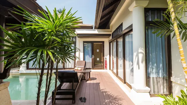Rumah dengan pemandangan indah