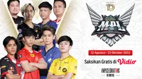 Tayang Mulai 12 Agustus - 23 Oktober 2022, Link Live Streaming MPL ID S10 di Vidio