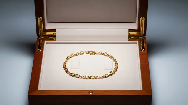 Model Gelang Emas Motif Cincin Sambung