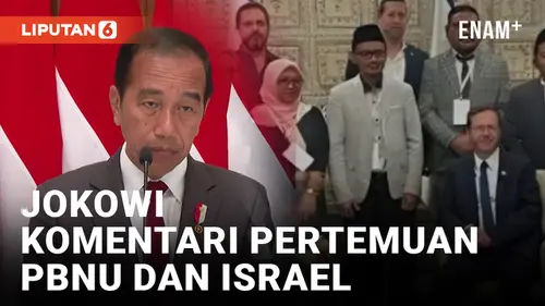 VIDEO: Jokowi Minta PBNU Berikan Keterangan Soal Pertemuan dengan Israel