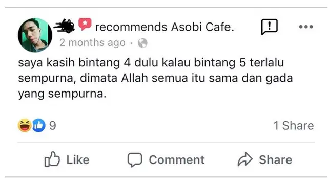 6 Ulasan Pengunjung Kafe Ini Absurd Banget, Bikin Geleng Kepala
