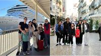 Potret Anang-Ashanty liburan lebaran di Portugal. (sumber: Instagram/azriel_hermansyah/ashanty_ash)