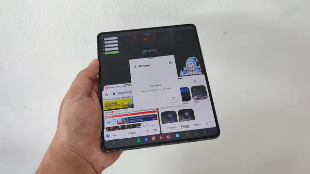 Samsung Galaxy Z Fold4 5G (Liputan6.com/Giovani Dio Prasasti)