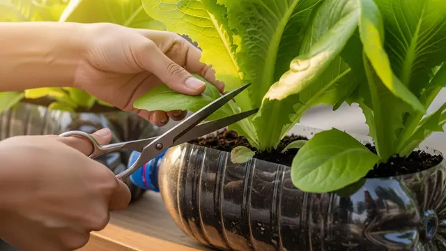 Cara Menanam Selada di Botol Plastik Bekas untuk Pemula