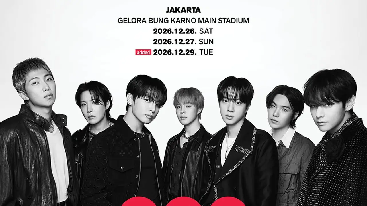 Konser BTS di Jakarta. (Instagram/ ime_indonesia)