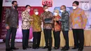 Anak usaha PT Telkom Indonesia (Persero) Tbk (Telkom), Mitratel menunjuk PT BRI Danareksa Sekuritas, HSBC, JP Morgan, PT Mandiri Sekuritas, dan Morgan Stanley sebagai joint bookrunners dan joint global coordinators. (Liputan6.com/Fery Pradolo)