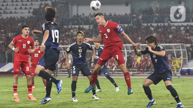 Kalah dari Jepang, Timnas Indonesia Huni Dasar Klasemen