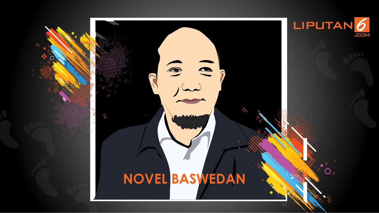 banner infografis Novel Baswedan