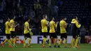Tim unggulan Borussia Dortmund berhasil menaklukan perlawanan FC Porto dengan agregat gol 3-0 dan lolos ke babak 16 besar liga Europa. (REUTERS/Rafael Marchante)