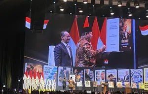 Resmikan Buku '10 Karya Nyata', Prabowo Puji Kemampuan dan Keberanian Bahlil Lahadalia