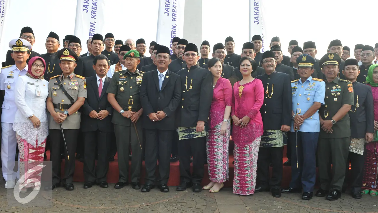 Ahok Pimpin Upacara HUT ke-488 Jakarta