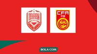 Kualifikasi Piala Dunia 2026 - Logo Bahrain dan Logo China (Bola.com/Adreanus Titus)