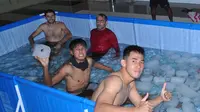 Sebelum Hadapi PS Polri, Arema Cronus Jalani Krioterapi