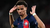 Penyerang Paris Saint-Germain, Hugo Ekitike. (AFP/Miguel Medina)