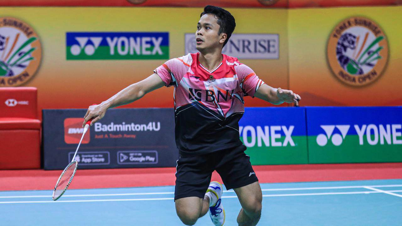 Anthony Sinisuka Ginting - India Open 2023 - Bulu Tangkis - Badminton