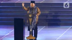 Dalam kesempatan itu, Presiden Prabowo Subianto mengajak umat untuk sama-sama saling bertoleransi dalam beragama. (Liputan6.com/Herman Zakharia)