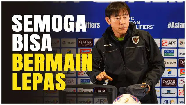 VIDEO: Shin Tae-yong Minta Para Pemain Timnas Indonesia Menikmati Laga Melawan Timnas Jepang