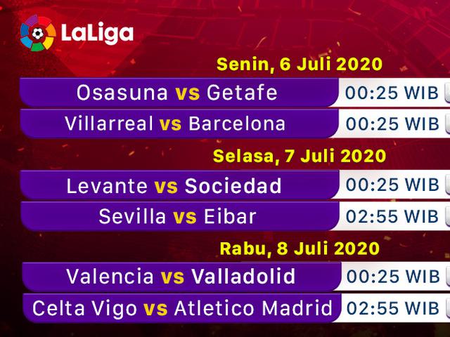 Jadwal Dan Link Live Streaming La Liga Malam Ini Di Vidio Sevilla Vs Eibar Bola Liputan6 Com