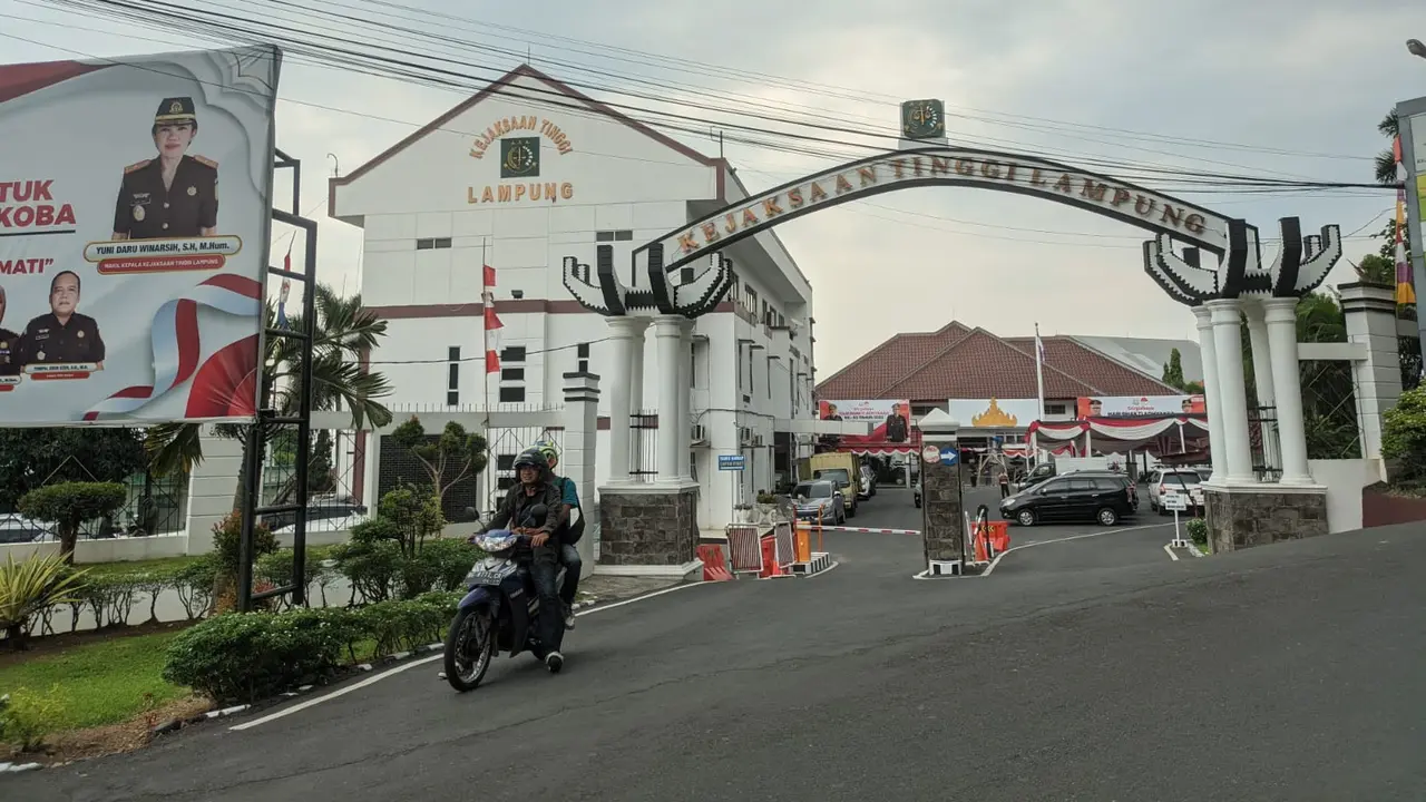 Kantor Kejaksaan Tinggi Lampung. Foto : (Liputan6.com/Ardi).
