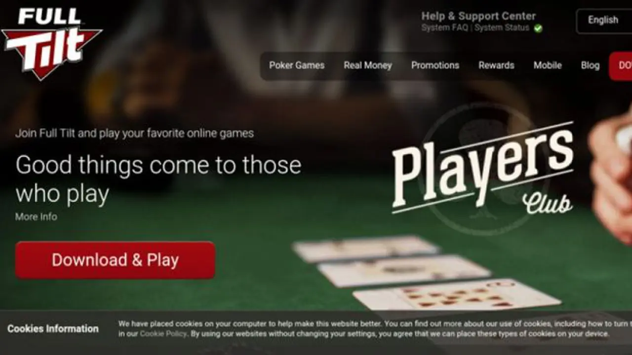 Laman depan full tilt poker